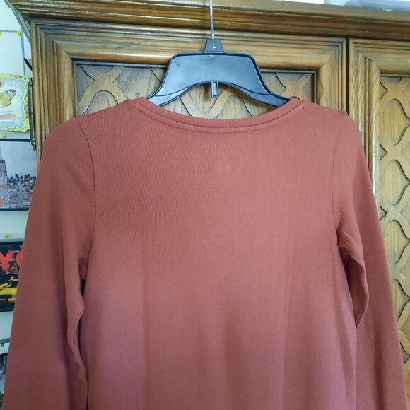 AMERICAN EAGLE Soft & Sexy Plush Long Sleeve Sweater Top - Brown, Size XS - Picture 7 of 16